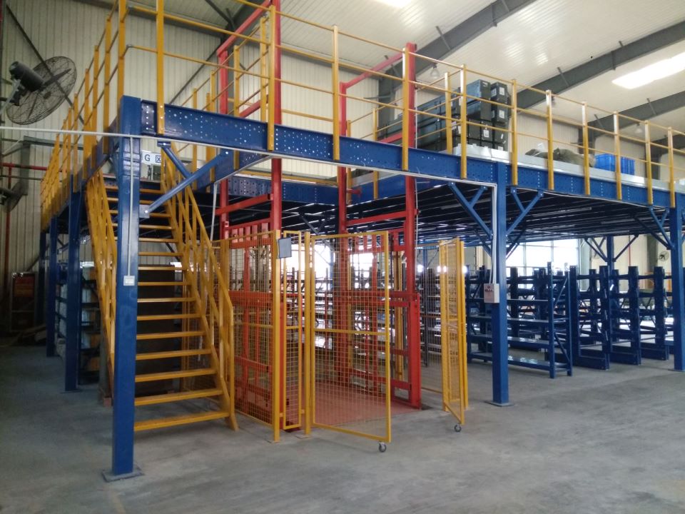 S36沙龙会货架钢平台